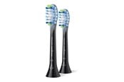 Eltandbørste - Philips Tandbørstehoveder Sonicare C3 Premium Plaque Defence HX9042 - replacement brushhead - black - HX9042/88