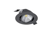 Lamper - EGLO SALICETO INDBYG. KIP Ø88 450LM 4000K DÆMPB. SORT - 33997