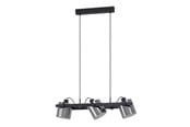 Lamper - EGLO HORNWOOD 2 LANGBORD 3L SORT/SORTTRANSP. FSC - 43606