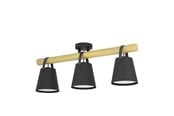 Lamper - EGLO BOYLE LOFT 3XE27 SORT/EG FSC - 43635