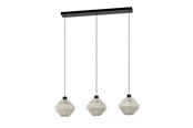 Lamper - EGLO MIDSUMER LANGBORD L920 3XE27 SORT/CREME - 44001