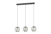 Lamper - EGLO WAVERTON LANGBORD L920 E27 SORT/TRÆ/HVID - 44007