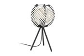 Lamper - EGLO WAVERTON BORD H400 E27 SORT/TRÆ/HVID - 44008