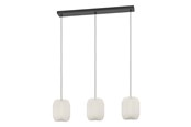 Lamper - EGLO BELGRAVE LANGBORD L880 3XE27 SORT/HVID FSC - 44102