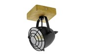 Lamper - EGLO GATEBECK SPOT E14 TRÆ/SORT - 49076