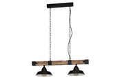 Lamper - EGLO OLDBURY LANGBORD 2L EG/SORT - 49684