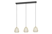 Lamper - EGLO CIUDADELA LANGBORD 3L E27 SORT/BM - 900897