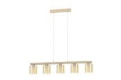 Lamper - EGLO CASTRALVO LANGBORD E27 5L BS/TRÆ/AMBER - 98592