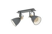 Lamper - EGLO COSWARTH SPOT 2XE27 ANTRACIT/TRÆ - 99075