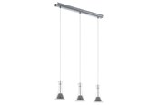 Lamper - EGLO MUSERO 1 LANGBORD 3L DÆMPB. ALU/KLAR - 96519
