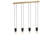 Lamper - EGLO BITACHITO LANGBORD E27 L930 SORT/BM - 98858