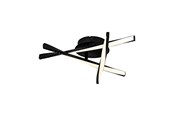 Lamper - EGLO ADEJE CEILING BLACK/WHITE - 75684