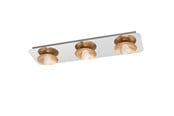 Lamper - EGLO TORANO LOFT 3X510LM DÆMPB. KROM/GULD - 97523
