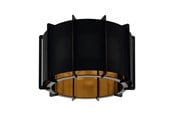 Lamper - EGLO PINETA LOFT E27 SORT/GULD - 98339