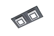 Lamper - EGLO MASIANO 1 VÆG/LOFT 2X340LM SORT/SATIN - 99362