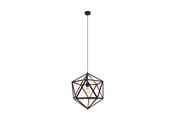 Lamper - EGLO EMBLETON 1 PENDEL E27 Ø460 SORT/KOBBER - 43349