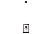 Lamper - EGLO JUBILY PENDEL E27 SORT/HVID - 43662