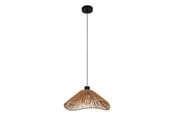 Lamper - EGLO LAVISTER PENDEL Ø390 E27 SORT/NATUR FSC - 44072
