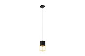 Lamper - EGLO MONTEBALDO PENDEL 400LM SORT/GULD - 97733