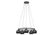 Lamper - EGLO CANTALLOPS PENDEL E14 5L Ø690 SORT - 98455