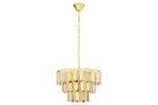 Lamper - EGLO ERSEKA PENDEL 5L E14 MESSING/KRYSTAL - 99098