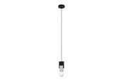 Lamper - EGLO LOBATIA PENDEL E27 SORT/GRÅ - 99531