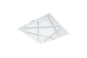 Lamper - EGLO SORRENTA PLAFOND 365X365 HVID/KLAR/KRYSTAL - 93765