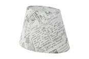 Lamper - EGLO SKÆRM L250 OVAL TRYK DEKOR HVID - 49965