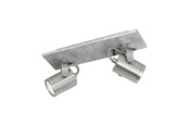 Lamper - EGLO PRACETA SPOT 2L GRÅ/BS - 95742