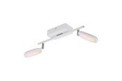 Lamper - EGLO PALOMBARE-C SPOT RGBTW 2X600LM HVID - 97692