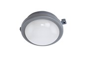 Lamper - EGLO PESCOLLA UDE VÆG/LOFT RUND 560LM 4000K IP65 GRÅ/HVID - 75462