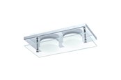 Lamper - EGLO ABIOLA VÆG/LOFT 2X450LM 115X220 KROM - 75327