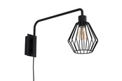 Lamper - EGLO TABILLANO 1 VÆG E27 D500 SORT - 99349