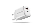 Mobil - Adaptere & Opladere - AXAGON Wall Charger 30 W PD 3.0 Quick Charge 4+ - USB-C + USB-A - ACU-PQ30W