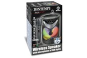 Musik - Bontempi Trådløs Højttaler med Mikrofon og RGB-lyseffekter - 491010