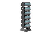 Vægbeslag, AV-Beslag & AV-Møbler - Zebra rack - dual side - for 12 multi-slot cradles - accommodate up to 60 devices - Maks - Maks størrelse - CS-RAC-60-E-00