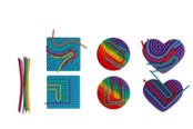 Små gaver til børn - Hipo Fingerprint Maze round/heart/square - assorted - 621904
