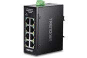 Switch - TRENDnet TI-ELC80 8-Port Industrial Fast Ethernet DIN-Rail Mini Switch - TI-ELC80