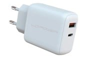 Mobil - Adaptere & Opladere - LC Power LC-GAN-45 power adapter - GaN - USB Type A 24 pin USB-C - 45 Watt - LC-GAN-45