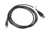 USB kabel - Lanberg - USB cable - USB to USB Type B - 1.8 m - CA-USBA-10CC-0018-BK
