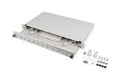 Netværkstilbehør - Lanberg patch panel - 1U - 19" - 12 x SC simplex / 12 x LC duplex - FOP1-12SS-LDS