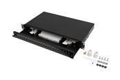 Netværkstilbehør - Lanberg patch panel - 1U - 19" - FOP1-24ST-FCB