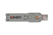 Systemtilbehør (kølepasta mv.) - Lindy USB Type A Port Blocker Key - USB port blocker - 40623