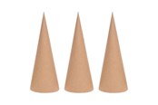 Kreativitet & Hobbyartikler - Colorations - Papier-mache Cones - 20 cm 20 pcs. - 46EN22