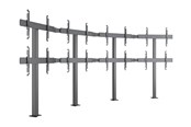 Vægbeslag, AV-Beslag & AV-Møbler - Multibrackets M Pro Series stand - single side - for 4x2 video wall - micro adjustable arms - black - Maks 240 kg - Maks størrelse 65" - 7350022731097