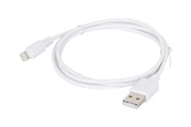 USB kabel - Gembird Cablexpert Lightning cable - Lightning / USB 2.0 - 1 m - CC-USB2-AMLM-W-1M
