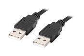 USB kabel - Lanberg - USB cable - USB to USB - 50 cm - CA-USBA-20CU-0005-BK