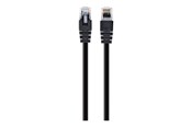 Netværkskabel - Gembird Cablexpert patch cable - 7.5 m - black - Sort - 7.5m - PP12-7.5M/BK