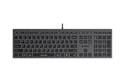 Tastatur - A4Tech FSTYLER FX60H - Tastatur - Grå - A4TKLA47125