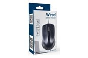 Mus - Gembird - mouse - USB - Mus - Optisk - 4 knapper - Sort - MUS-4B-01L